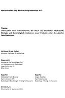 Projektarbeit Baubiologie Untersuchen eines Teilsortimentes